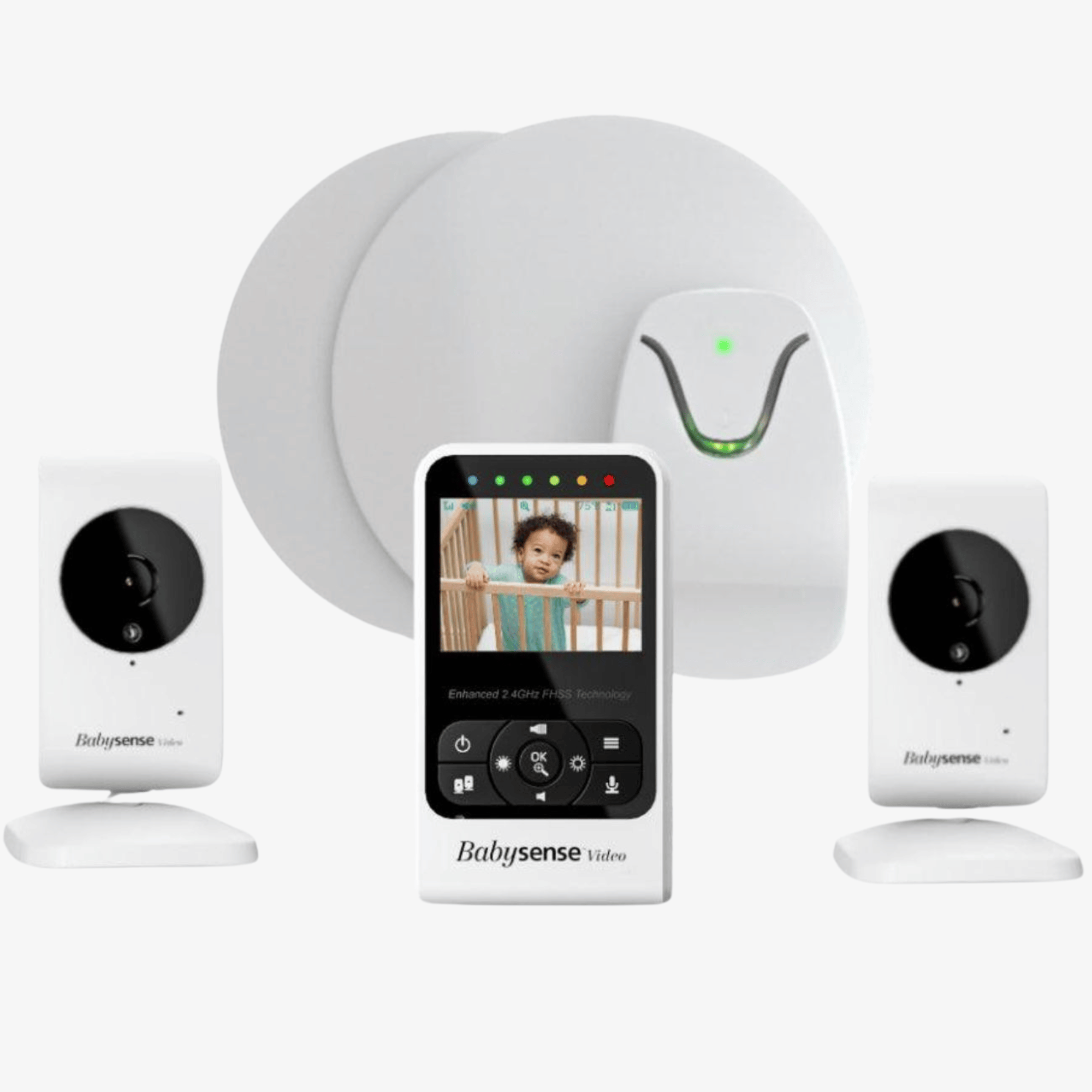 Babysense 7 Breathing & Compact Video Monitor Bundle 2 Cameras, V24R