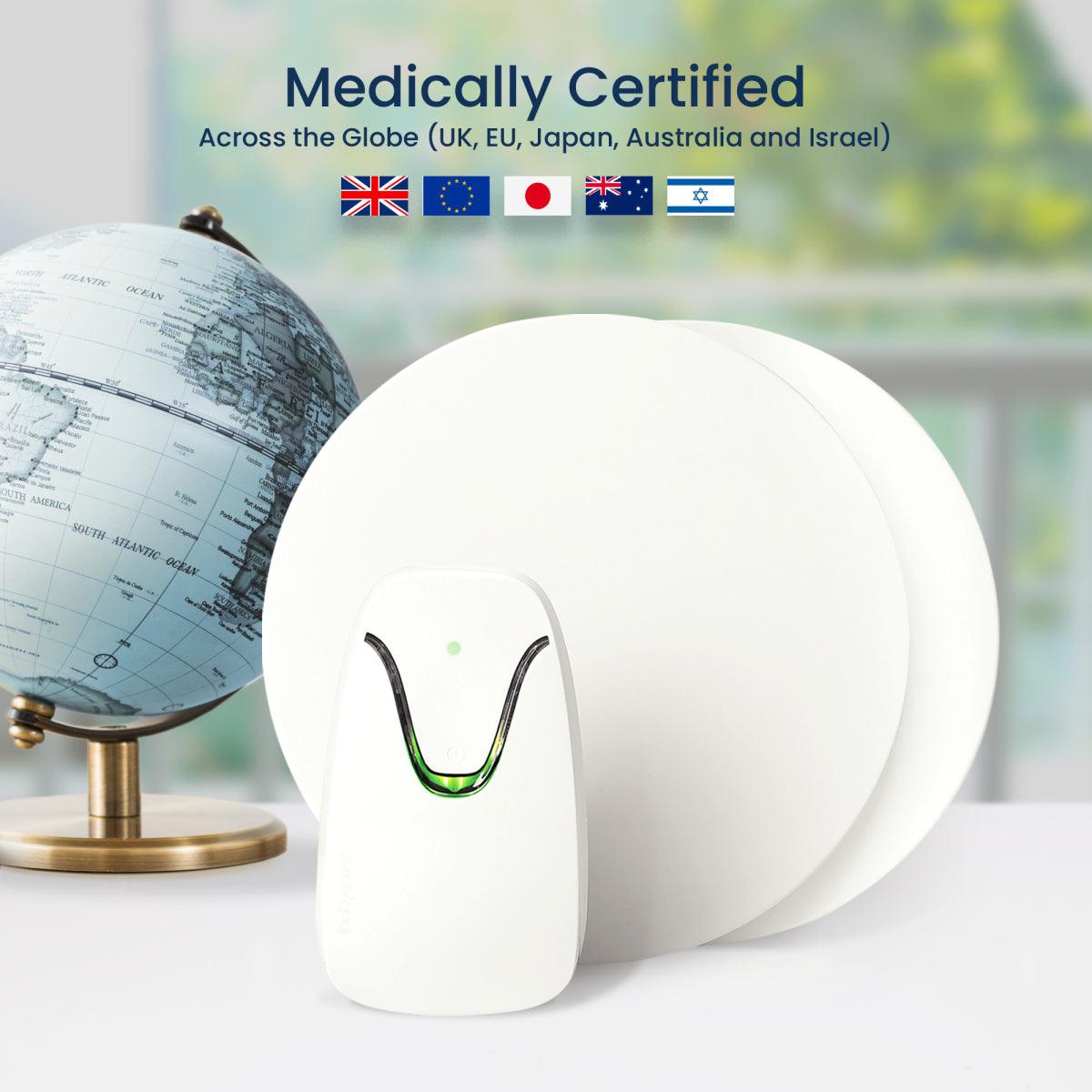 Babysense 7 Breathing & Split Screen Video Baby Monitor, 2 Cameras, V43 - Babysense-UK