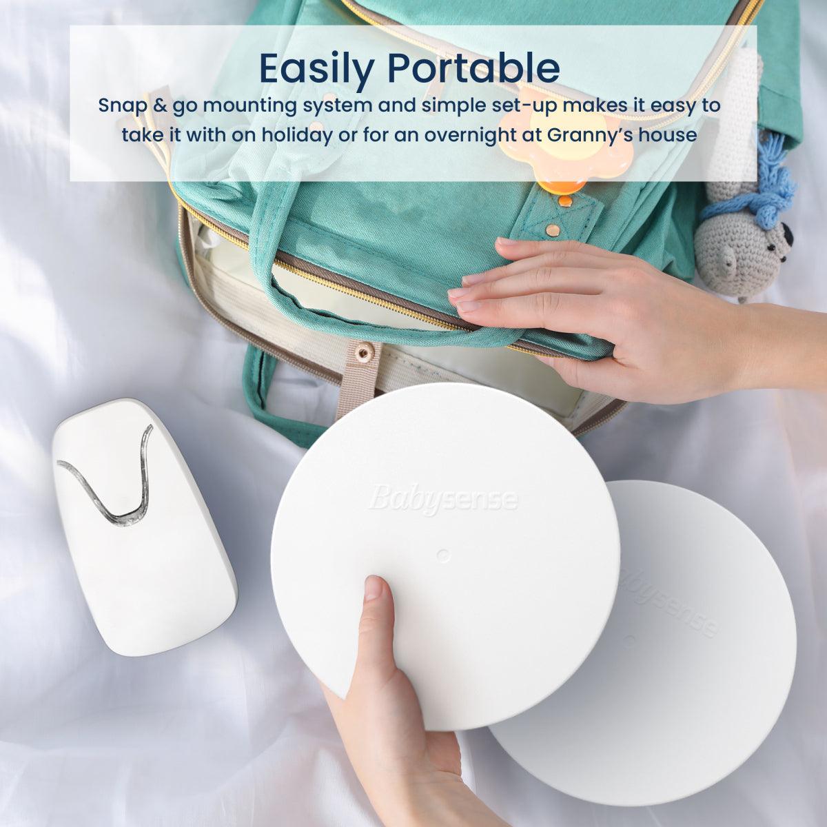 Babysense 7 Breathing & Split Screen Video Baby Monitor, 2 Cameras, V43 - Babysense-UK