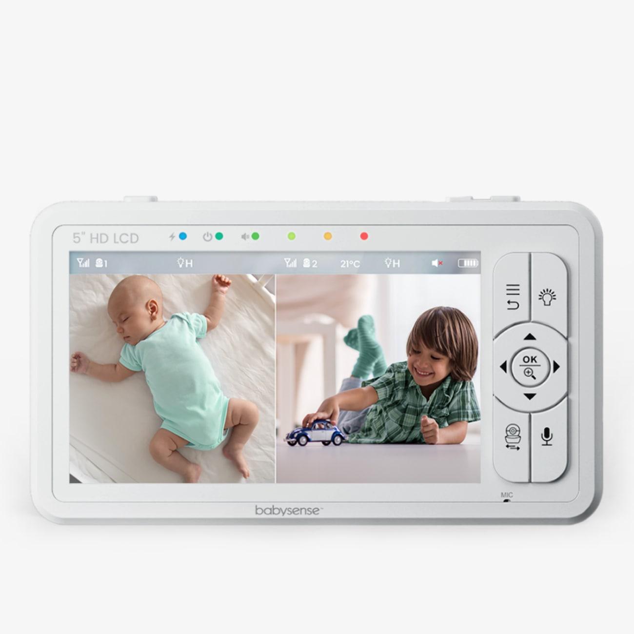 Parent Unit for 5" Split-Screen Video Baby Monitor HD S2 - Babysense-UK