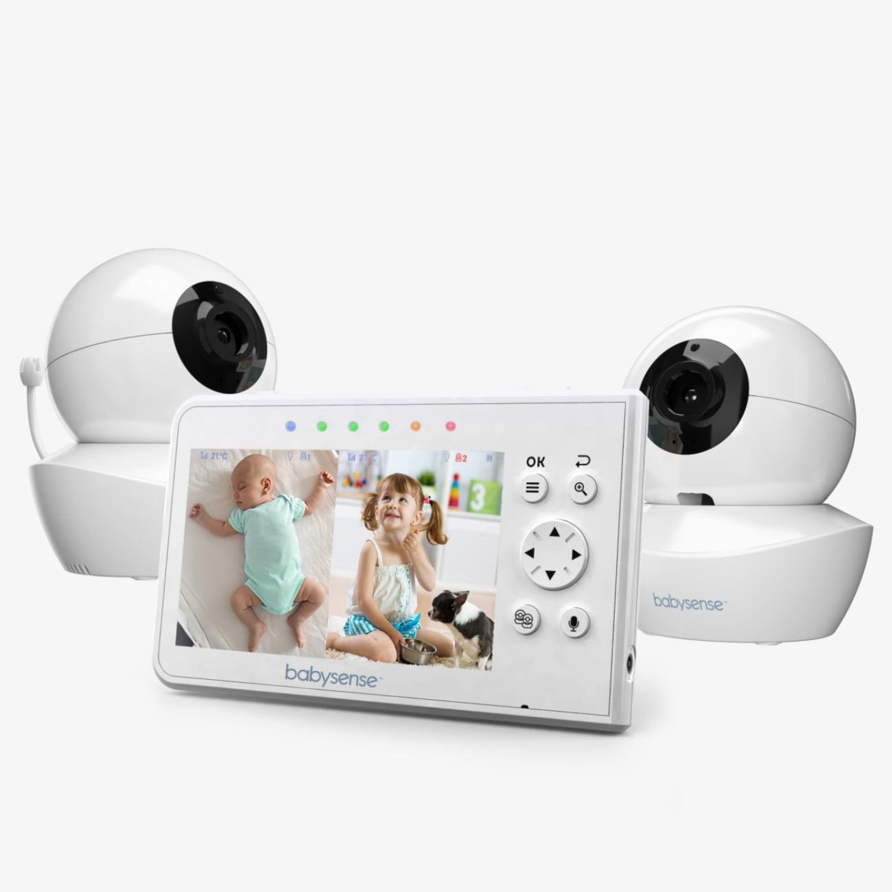 Split Screen Video Baby Monitor, V43 - Babysense-UK