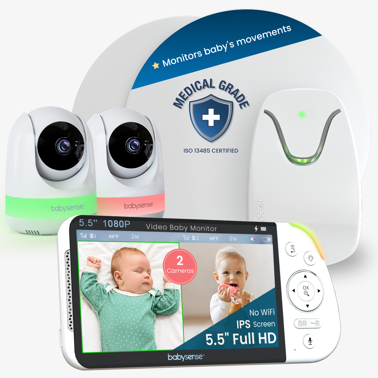 Babysense HOME 2-in-1 Monitoring Set