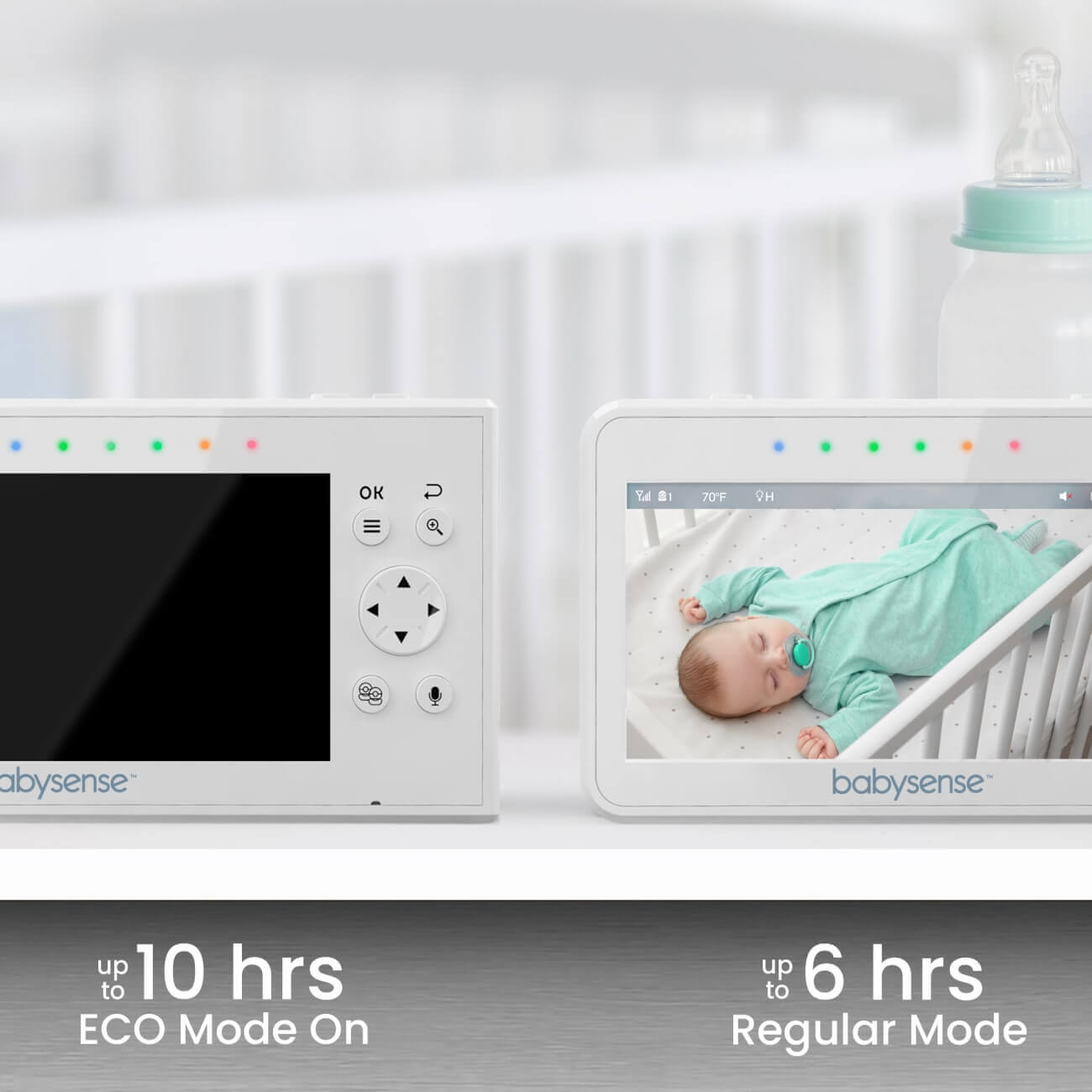 Babysense 7 & V43: Video Baby Monitor with Real Time No Babysense 7 & V43: Video Baby Monitor with Real Time No