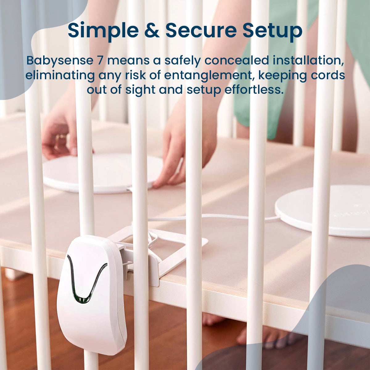 Babysense 7 – Baby Monitor with Real Time No Breathing & Irregularity Alerts for Safe Sleep
