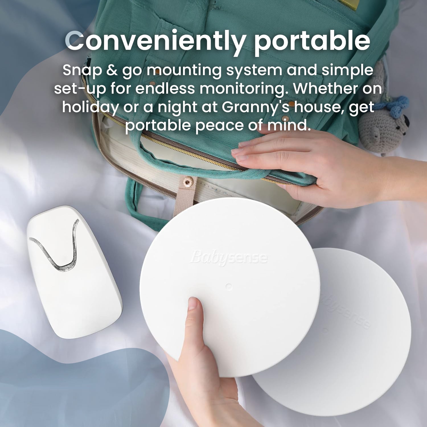 Babysense 7 – Baby Monitor with Real Time No Breathing & Irregularity Alerts for Safe Sleep
