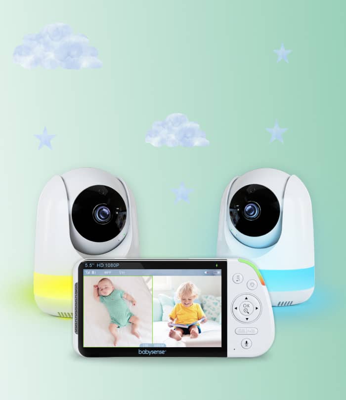 Babysense 7 Safe Sleep & Compact Video Monitor Bundle