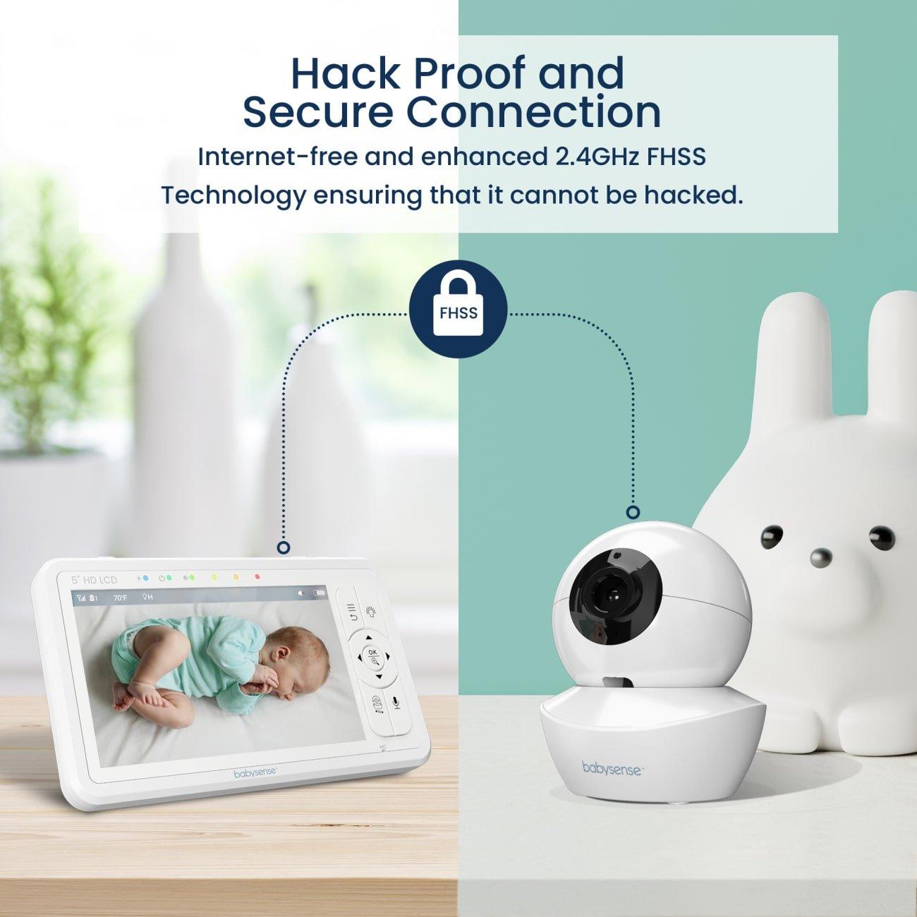 Babysense True Sleep: Video Baby Monitor with Real Time No Breathing & Irregularity Alerts, 1 or 2 Cameras