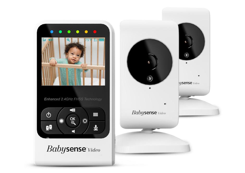 Compact Video Baby Monitor with 2 Cameras, V24R-2 - Babysense-UK