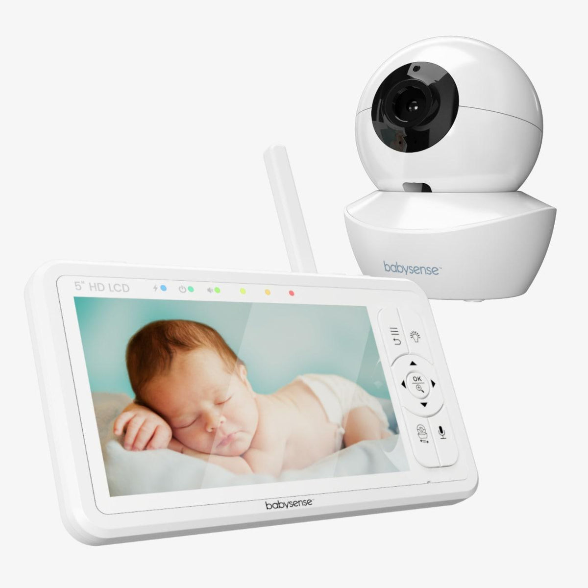 NEW! HD Split Screen Video Baby Monitor, HD S2 1 Cam - Babysense-UK