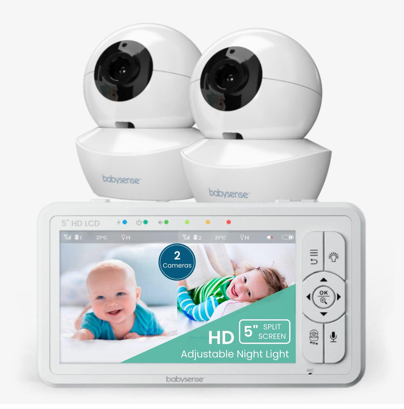 Buy V43 Split Screen Video Baby Monitor | Babysense