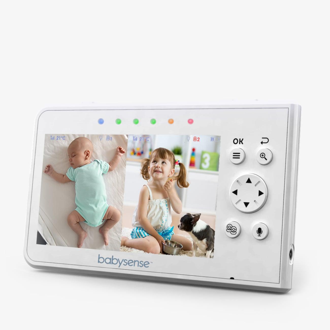Parent Unit for Split-Screen Video Baby Monitor V43 - Babysense-UK