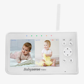 Parent Unit for Split-Screen Video Baby Monitor V43 - Babysense-UK